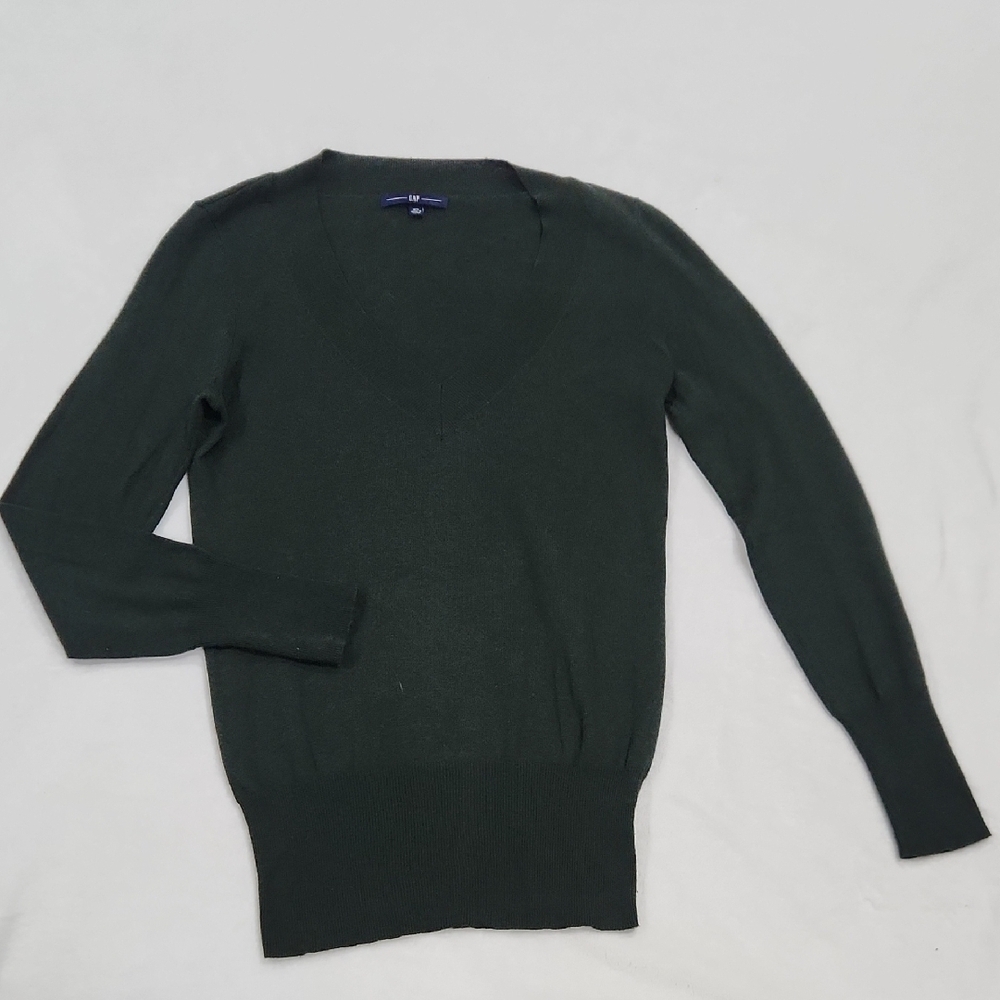 GAP Forest Green Knit Top - Picture 1 of 7